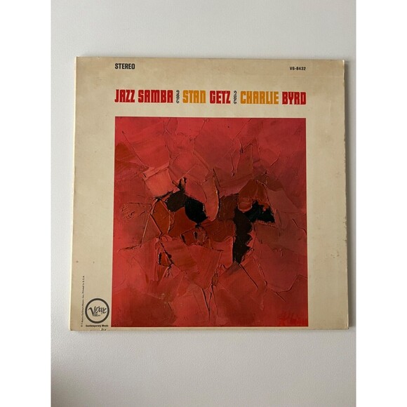 Stan Getz Charlie Byrd Jazz Samba LP Verve Records V6-8432 Gatefold VG+ Cleaned